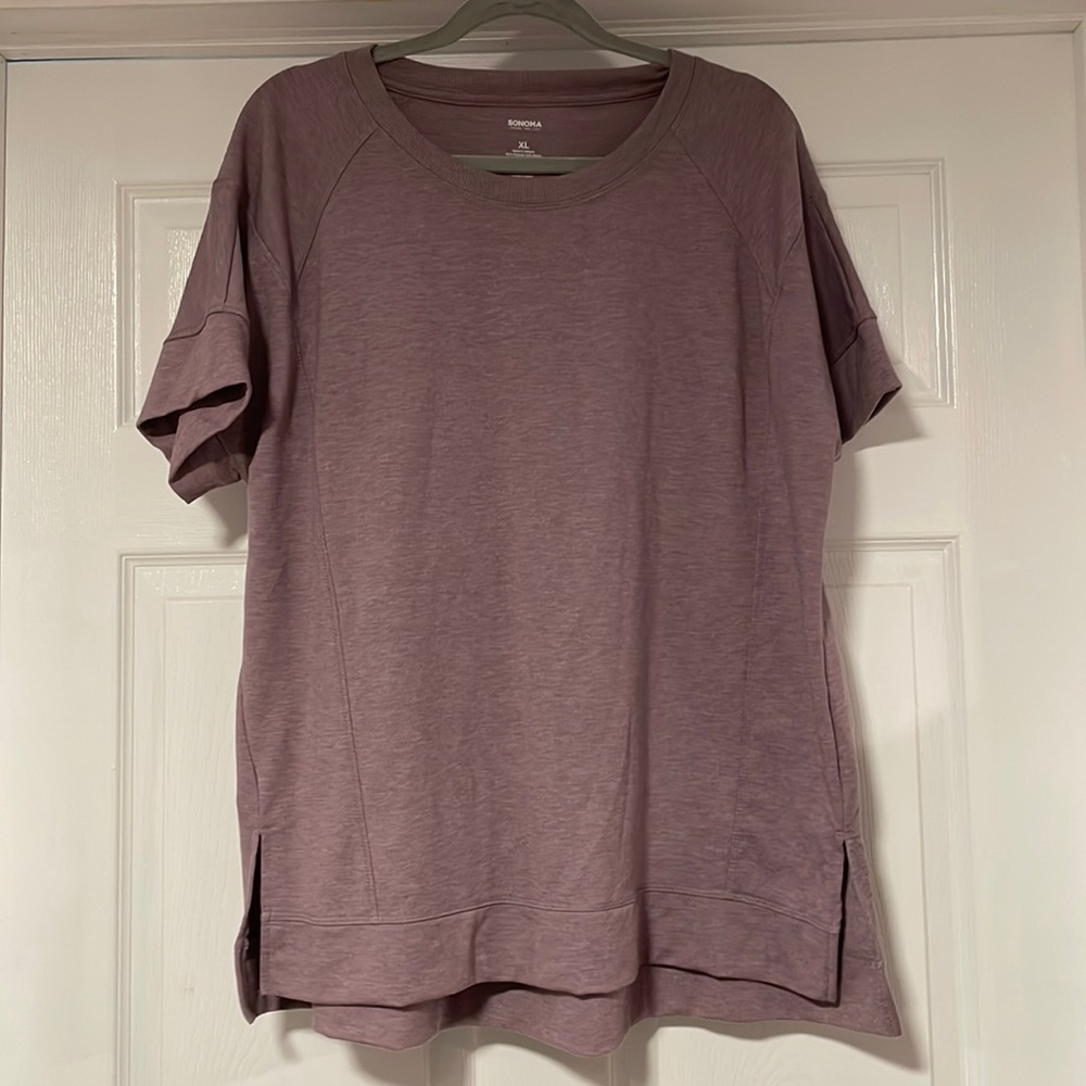 Sonoma Goods for Life Shirt Sleeve Supersoft Short Sleeve Tunic Size XL